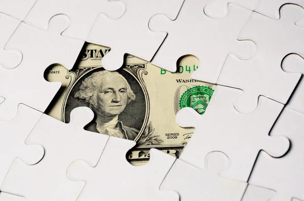 Dollar puzzel Stock Picture