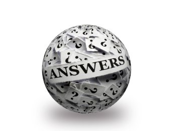 cevapları soru işaretleri 3d Ball