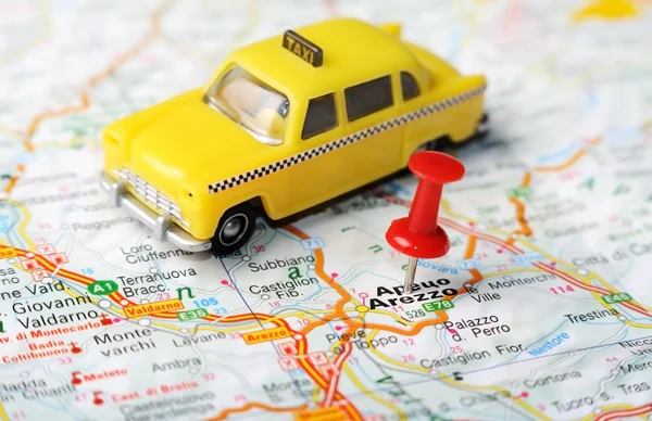 Arezzo  Italy map taxi