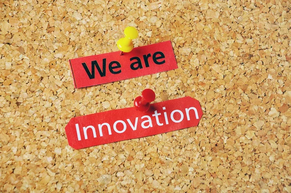 Vi är innovation — Stockfoto