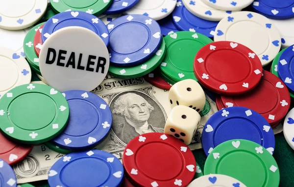 Dollar gambling — Stock Photo, Image