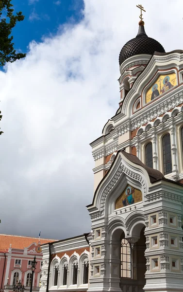 Alexander Nevsky Cathedral. Old city, Tallinn, Estonia. — Stock Photo, Image