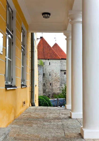 Le strade della città vecchia. Tallinn. Estonia — Foto Stock