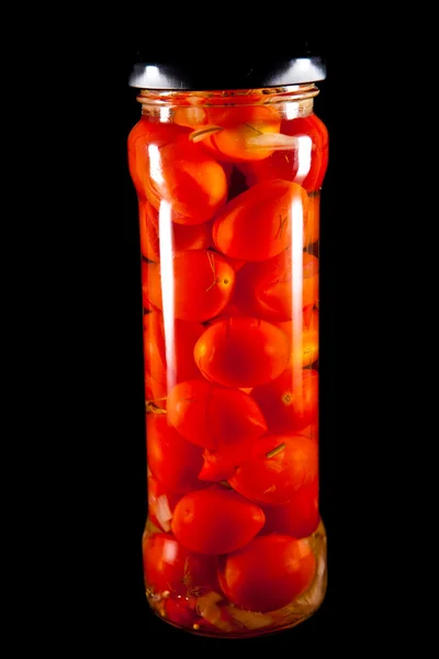 Konserverade tomater — Stockfoto
