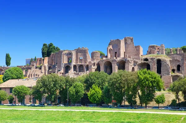Circus maximus. kalıntıları palatine tepesi, Roma, İtalya.
