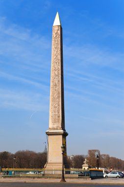 Fransa. Paris. Mısır sütun yer de Concorde.