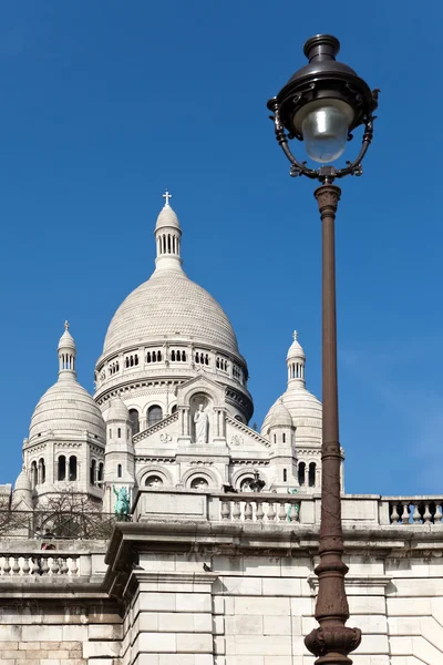 A Basílica de Sacre-Coeur, Montmartre. Paris — Fotografia de Stock