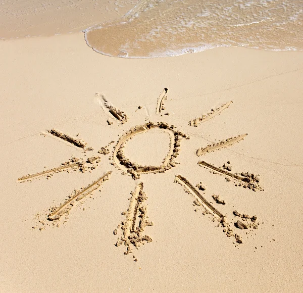 güneş - kum üzerindeki görüntüyü