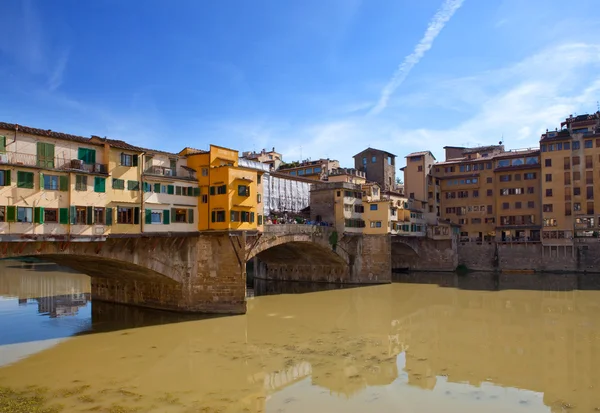 İtalya. Florence. Ponte vecchio Köprüsü — Stok fotoğraf
