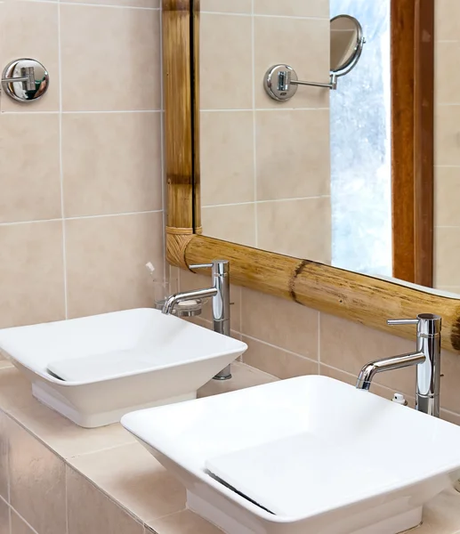 Standard inredning för badrummet — Stockfoto