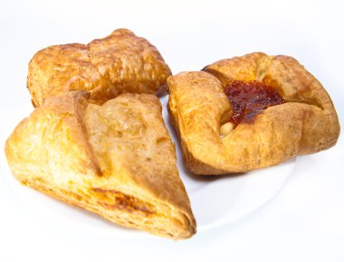 reçelli puf süslü ekmek