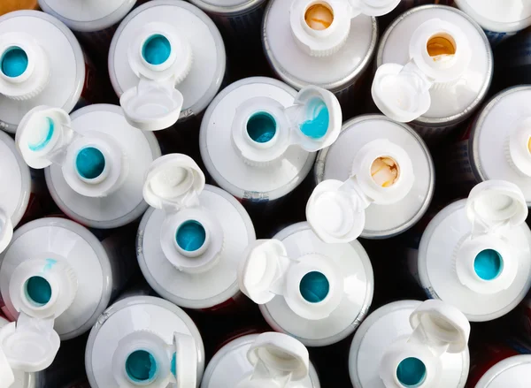 Toothpaste tubes — Stock Photo, Image