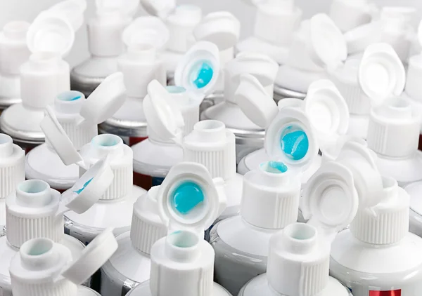 Toothpaste tubes — Stock Photo, Image