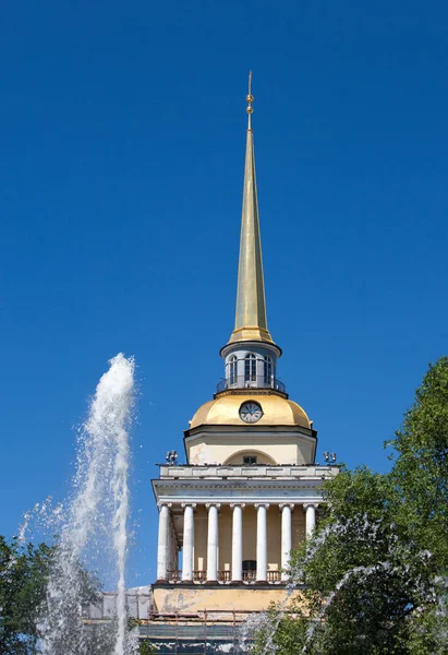 Russia. St. Petersburg. A view of the Admiralty — Stock Photo, Image