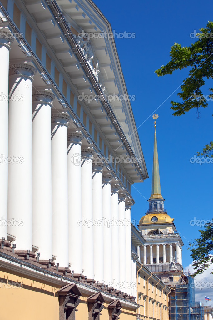 Russia. St. Petersburg. A view of the Admiralty
