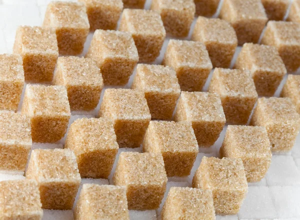 リードのない洗練された糖や白糖のキューブ — ストック写真
