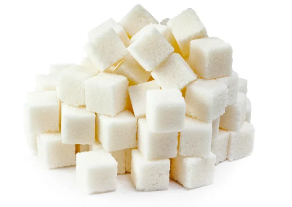 White refined sugar — Stockfoto