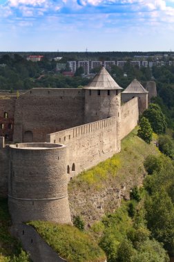 Ivangorod Kalesi, Rusya ve Estonya sınırı