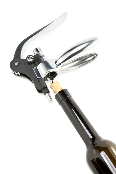 Bottle with an opener — Stock Photo, Image