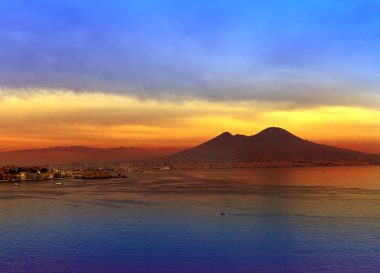 Italy. A bay of Naples clipart