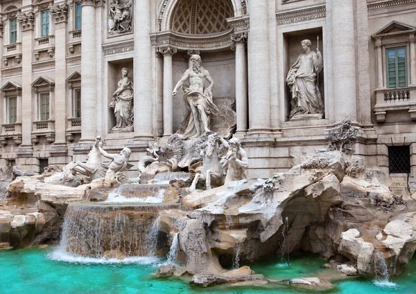 意大利。罗马。特雷维喷泉 — 图库照片