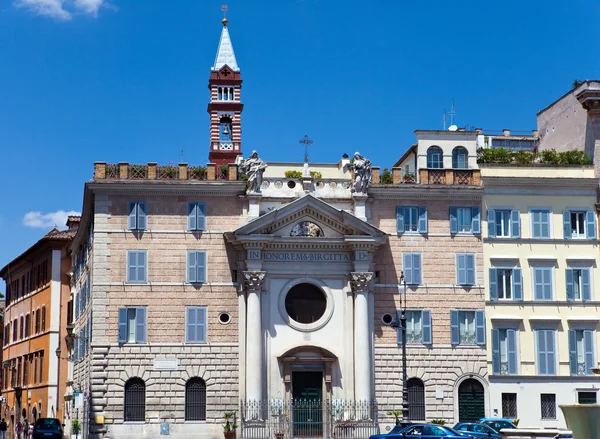 La construction de la maison de la Sainte Birgitta à Rome — Photo