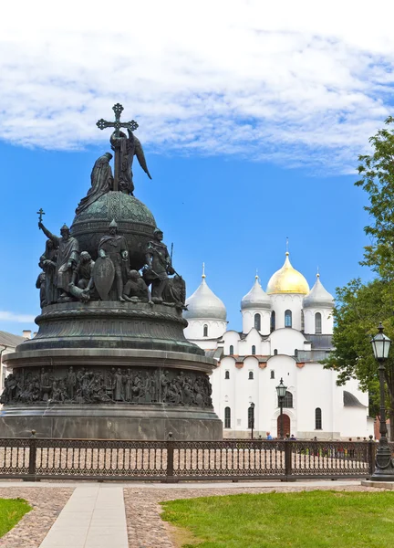 Russia, Saint Petersburg. Памятник Тысячелетию России — стоковое фото