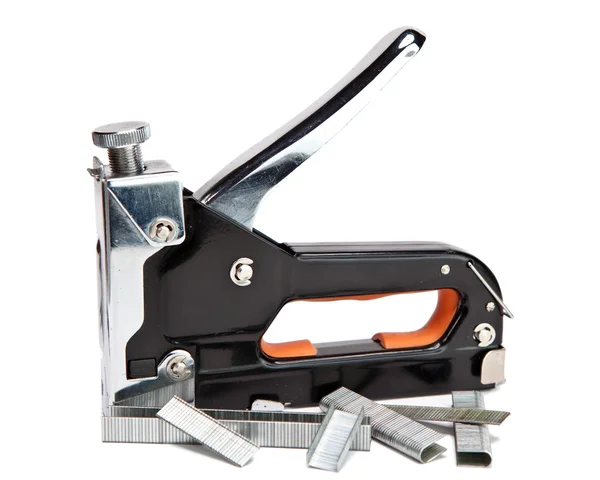 Metal stapler for repair work on the house — Stock Photo, Image