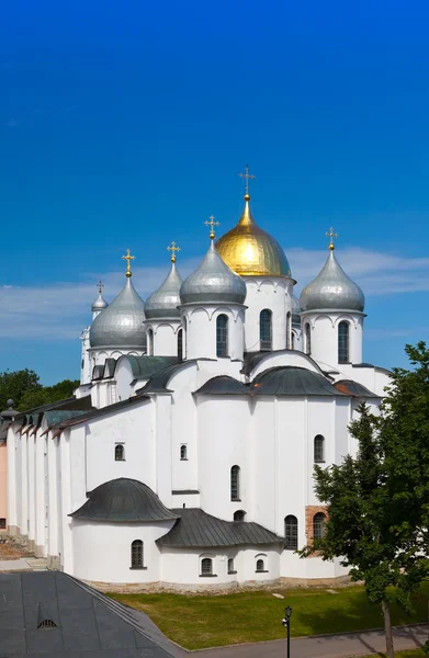 Cathédrale Sainte-Sophie au Kremlin, Grand Novgorod, Russie — Photo