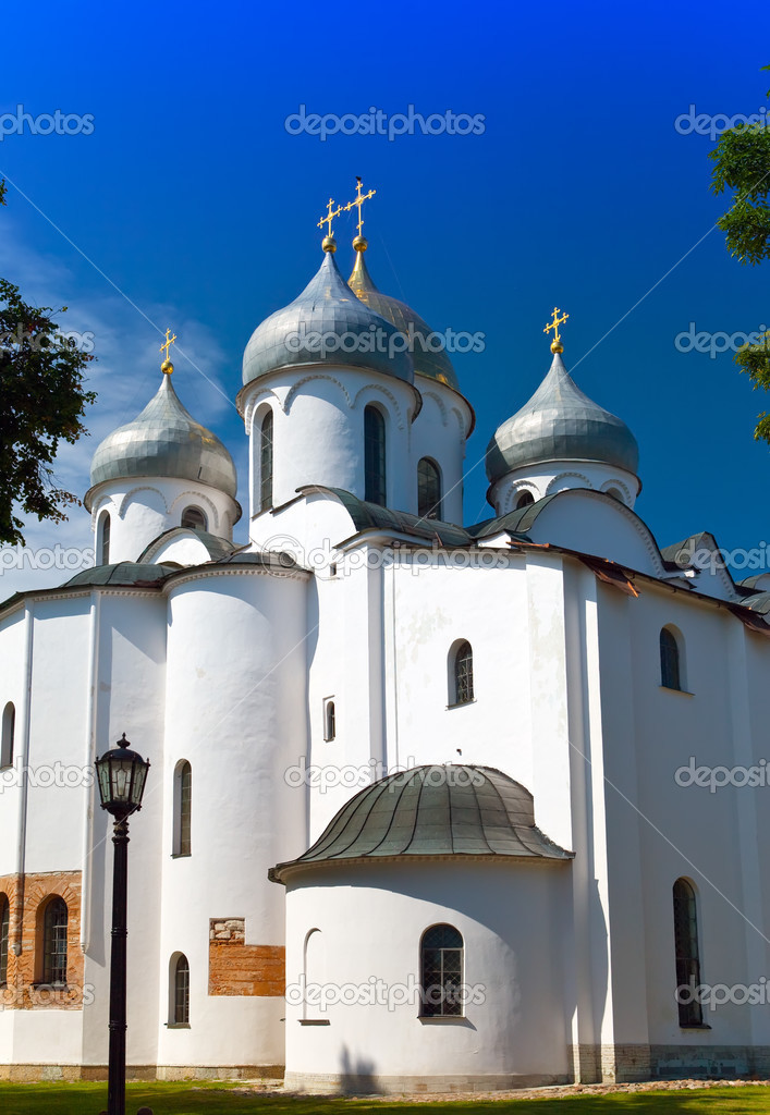 Saint Sophia cathedral in Kremlin, Great Novgorod, Russia
