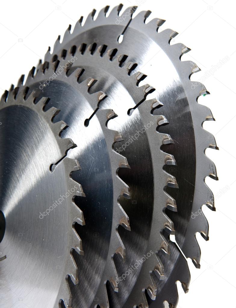 Circular saw blade for wood with hard alloy insertions