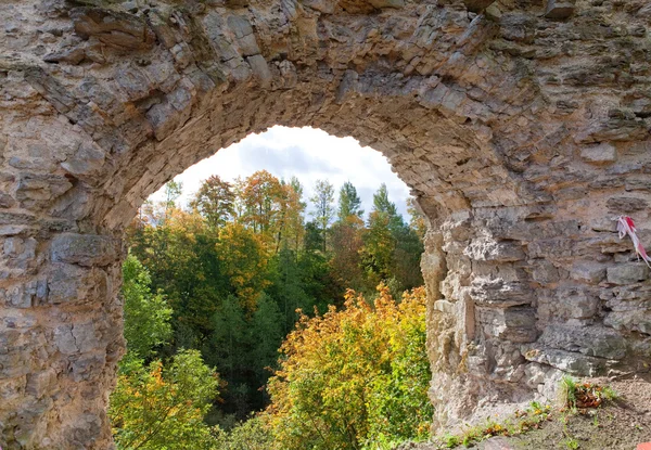 The ancient destroyed fortress. Petersburg. Russia. Koporye — Stock Photo, Image