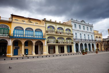 Havana. Eski şehrin manzarası