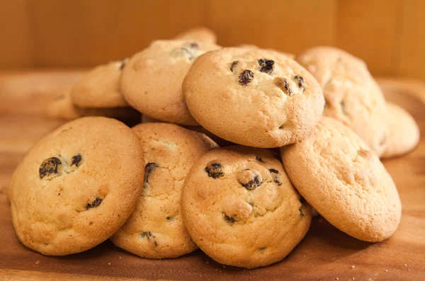 Galletas de galleta con pasas — Foto de Stock