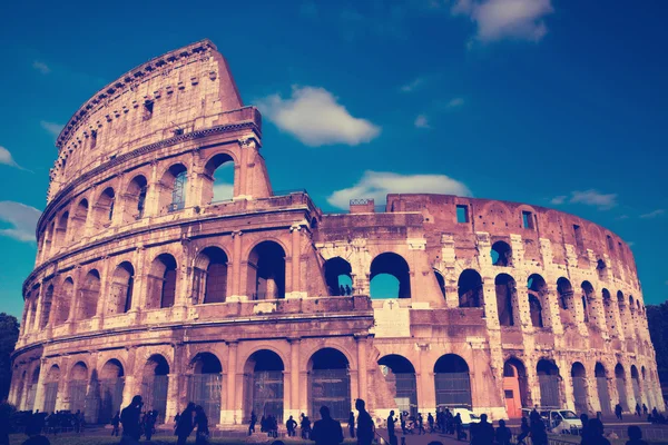 Italien. Rom. collosseo, mit Retro-Effekt — Stockfoto