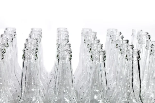 Empty glass bottles — Stock Photo, Image