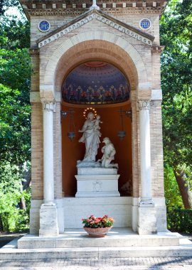 Şapel madonna defender (la madonna della guardia, 1937.) Vatikan Bahçe