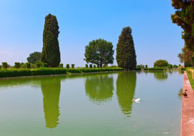 Villa adriana-kalıntıları bir imparatorluk kır evi Tivoli yakınlarında Roma, Roma İmparatorluğu İmparatoru adrian yönetildiği