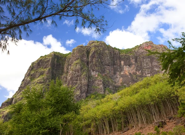 Le Morne mountain on the south of Mauritius — Stock Photo, Image