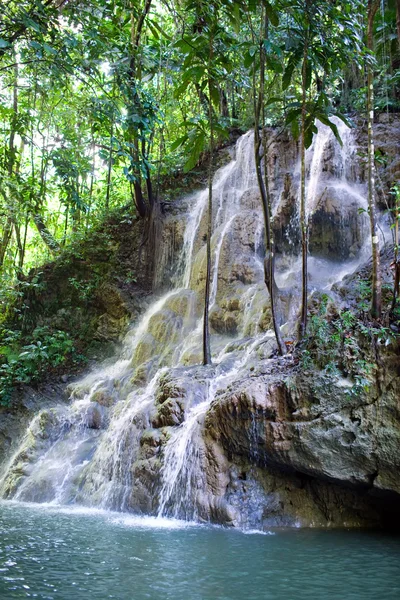 Jamaica. The small river waterfal — Stock Photo, Image