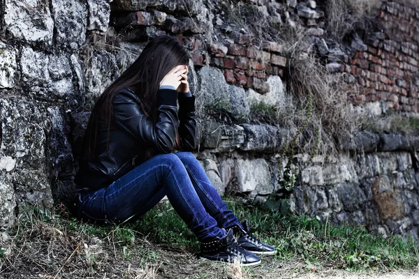 Κατάθλιψη έφηβη — Φωτογραφία Αρχείου