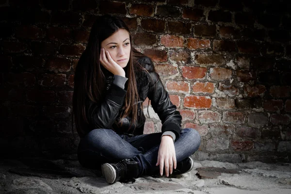 Deprimida adolescente —  Fotos de Stock