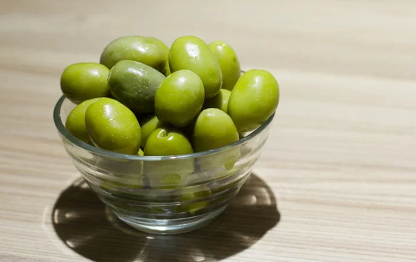 Fresh green olive — Stock Photo, Image