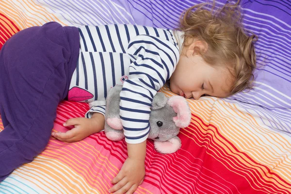 Little girl sleeping — Stock Photo, Image