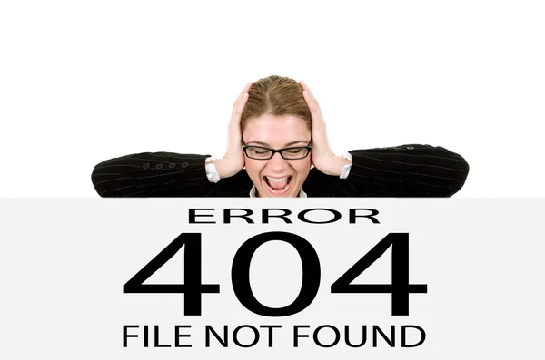 Nie znaleziono błąd 404 strony — Zdjęcie stockowe