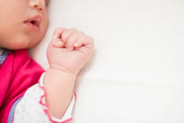 Newborn baby sleeping — Stock Photo, Image