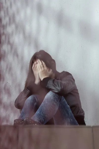 Depressed Teenage Girl — Stock Photo, Image