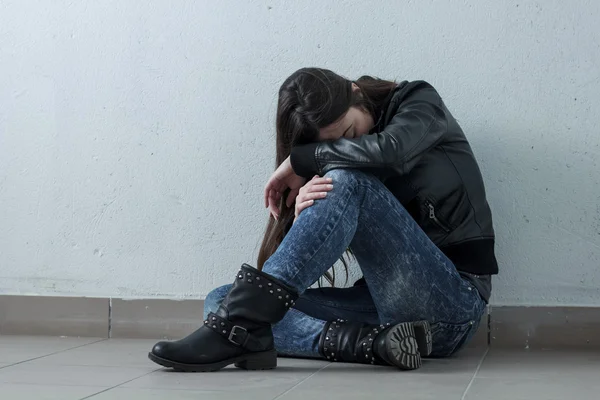 Depressed Teenage Girl — Stock Photo, Image