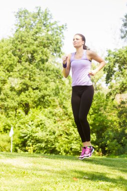 çalışan kadın koşu