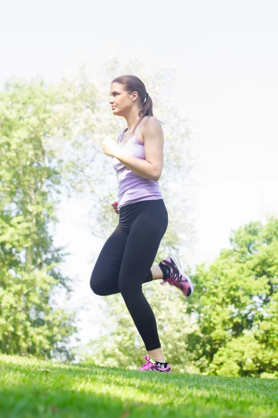 Running vrouw joggen — Stockfoto